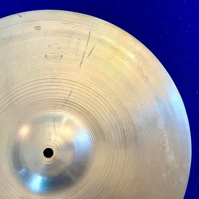 Zildjian 15” Transition Stamp (1939-1955) Bottom Hi Hat Cymbal - Stamp is missing “Made In The USA” - EXTREMELY RARE image 2