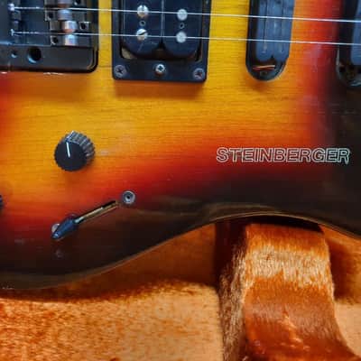 1991 Steinberger USA GR-4R Sunburst Headless Electric Guitar image 6