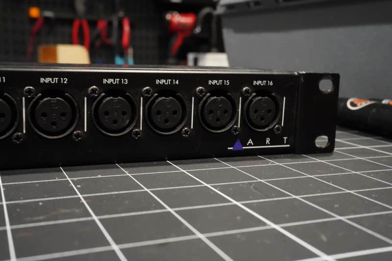 ART P16 Rackmount 16-Channel Balanced XLR Patchbay 2015 - Present - Black image 1