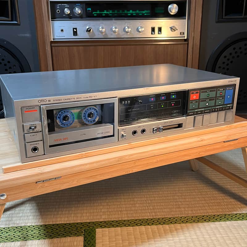 OTTO RD-V7 Cassette Deck | Vintage Sanyo HiFi Tape Deck | Retro Design | Working Condition image 1