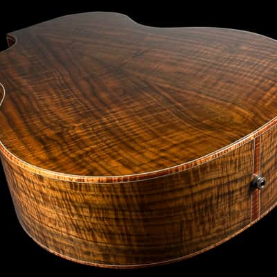 2005 McPherson MG-5.0XP Flamed Walnut Back w Cedar Top and LR Baggs ~ Natural image 4