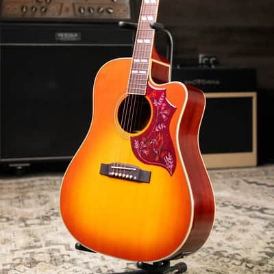 Epiphone Hummingbird Standard EC Acoustic/Electric Guitar - Cherry Sunburst image 13