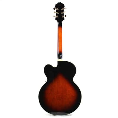Rare 1982 Epiphone Emperor-F Archtop Electric Guitar Sunburst image 2