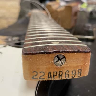 Fender Stratocaster 1969 – Original 3-Tone Sunburst – CBS Era – Player’s Vintage Bild 20