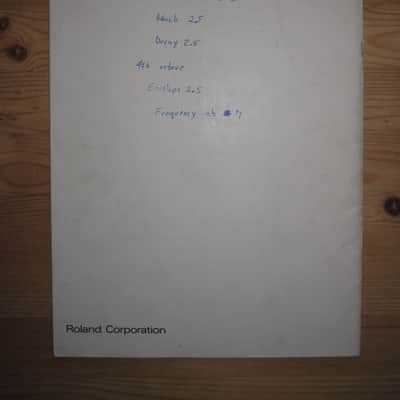 1984 owners manual Roland JUNO 106 synth synthesizer guide instruction brochure image 2