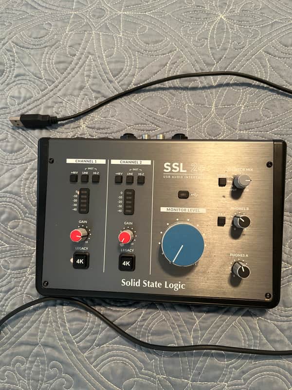 Solid State Logic SSL 2+ USB Audio Interface 2020 - Present - Black image 1