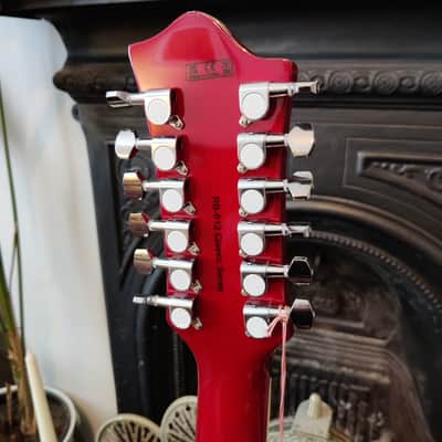 Harley Benton RB-6 12 String - Cherry Sunburst image 8
