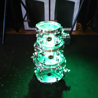 Crush Acrylic Drum Kit 7-Piece Clear Acrylic image 7
