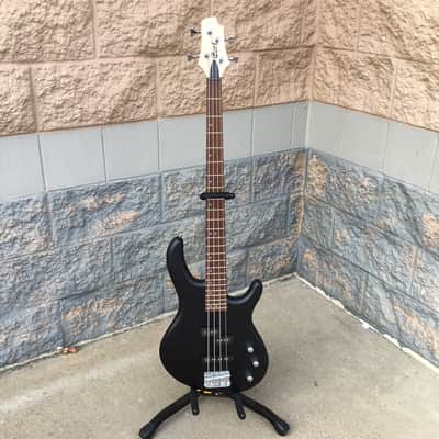 Cort Action PJ OPB 4-String Bass Open Pore Black image 2