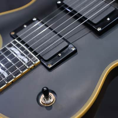 ESP LTD EC-1000 Deluxe Vintage Black w/EMG Pickups Electric Guitar w/Bag #W11040621 image 13