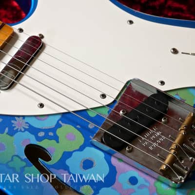 2018 Fender Custom Shop NAMM Limited Edition 50's Thinline Telecaster Relic-Blue Flower. image 12