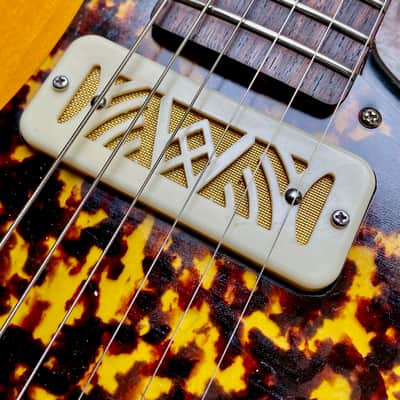 Waterslide S-Style W/ Mojo Lap-Steal and Gold-Foil Pickups, 2020 Sunburst NEW (Authorized Dealer) image 4