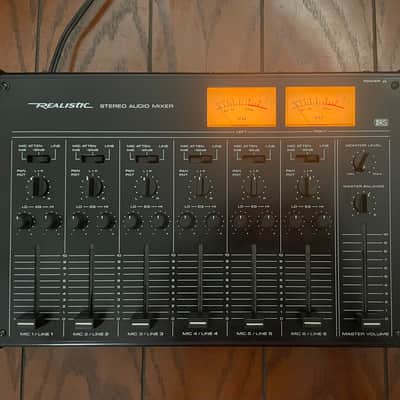RARE Realistic Vintage Audio Mixer 32-1210 NEW VU bulbs INSTALLED EQ Preamps 1980s SERVICED! 💫 image 2