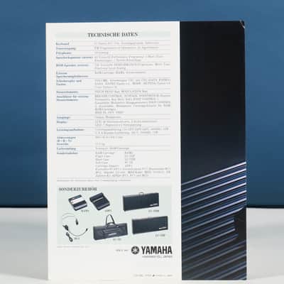 Yamaha DX7S synthesizer brochure in German image 2