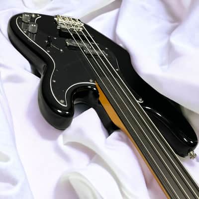 Fender Tony Franklin Unlined Fretless Precision, Black / Ebony *IN STOCK* image 6
