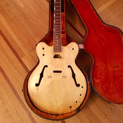 Gretsch Rally body and neck project husk 1968 Bamboo image 12