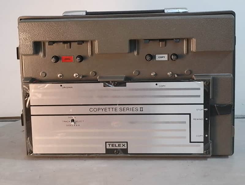 Telex Tape Copier Copyette Series II Cassette Tape Duplicator Copier Vintage Aud image 1