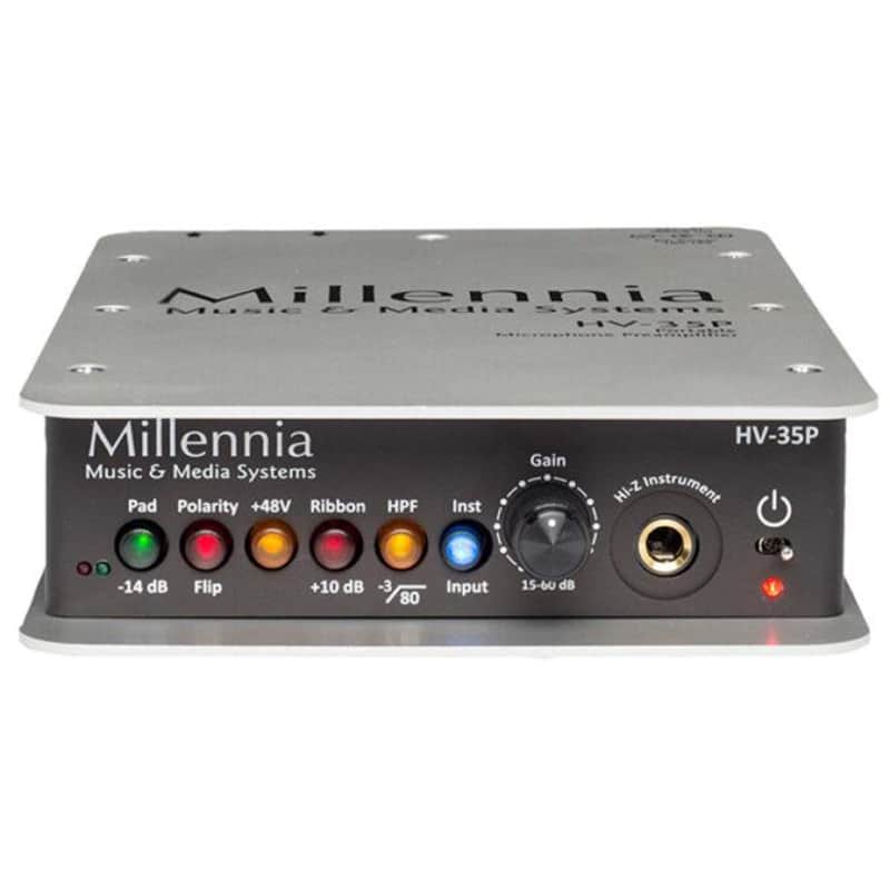 Millennia Media HV-35 500 Series Mic Preamp Module - Black image 1