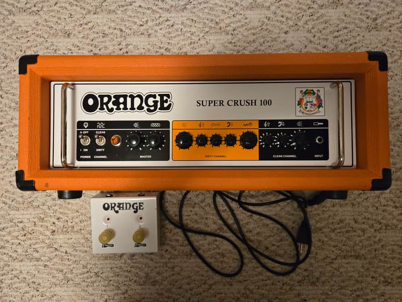 Orange Super Crush 100 2-Channel 100-Watt Guitar Amp Head
