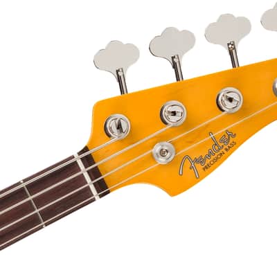 Fender American Vintage II 1960 Precision Bass Guitar Olympic White - Incl Vintage Style Hard Case image 4