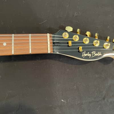 Harley Benton TE-40 TBK Dual HB's Translucent Black w/Gold Hardware image 8