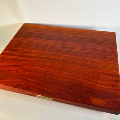 Custom made turntable isolation platform made with Solid padauk wood image 11