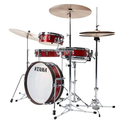 Tama Club-JAM Pancake 4pc Drum Set Burnt Red Mist image 5