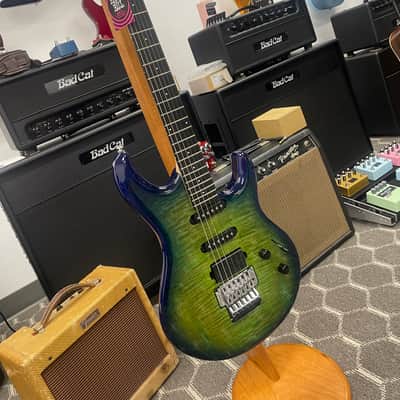Ernie Ball Music Man L4 Steve Lukather BFR Family Reserve 150 pcs. 2025 - Green Tide 6-String Electric Guitar Floyd Rose *AUTHORIZED DEALER image 8