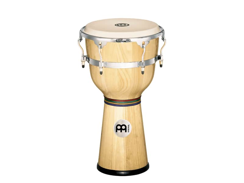 Meinl Percussion DJW3NT 12-Inch Floatune Series Wood Djembe, Natural Finish image 1
