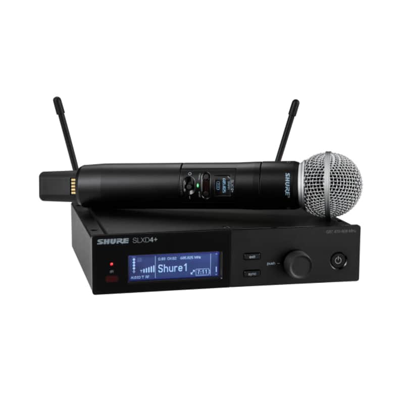 Shure Shure SLXD24+/58-G57 SLXD Plus Handheld Dig System with SM58 Tx Freq G57