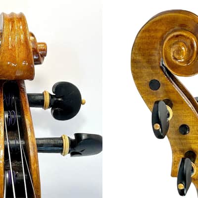 Vintage Labelled 4/4 Violin/Fiddle Eugene Gartner/Eugen Gärtner Stuttgart 1920-Top Quality&Sound-European Master-award-winning luthier-VIDEO image 8