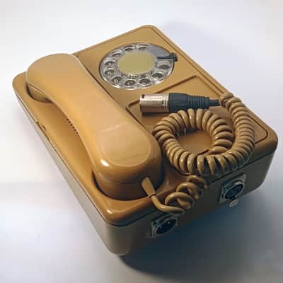 Custom Lo-Fi Telephone Microphone - NT ‘Doodle’ 1970’s Phone Mic - Brown Model 430 Tremolo Effect Base image 2