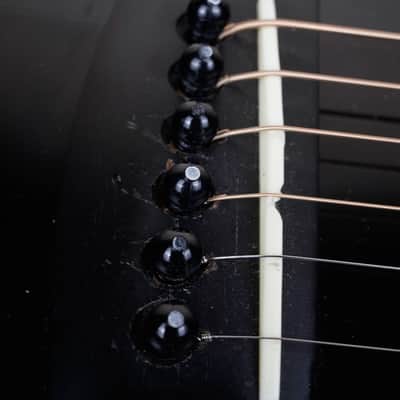 Epiphone PR-350B 1999 Ebony Acoustic Guitar w/ Bag image 7