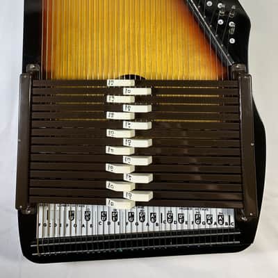 Vintage 1978 Rhythm Band 15-Chord 'ChromAharp' Autoharp with Chipboard Case image 2