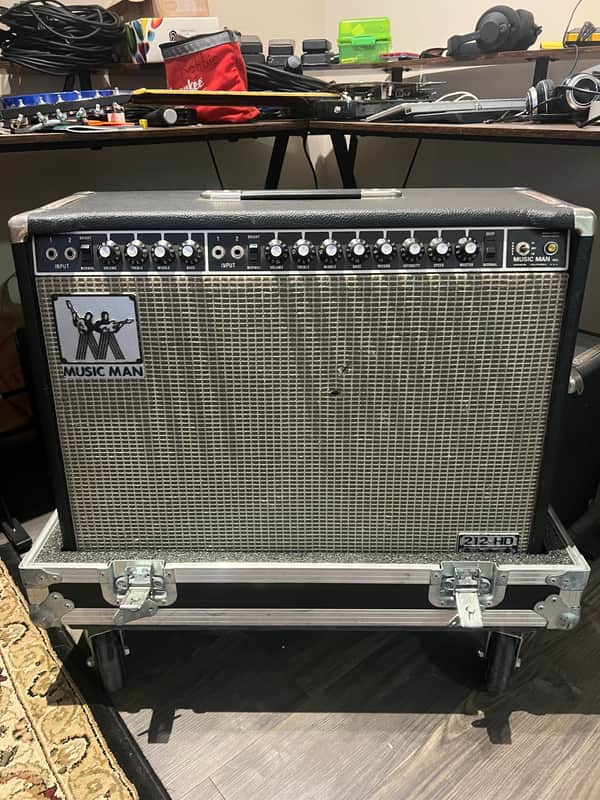 Music Man 212-HD One Thirty 2-Channel 130-Watt 2x12" Guitar Combo 1974 - 1979 - Black image 1