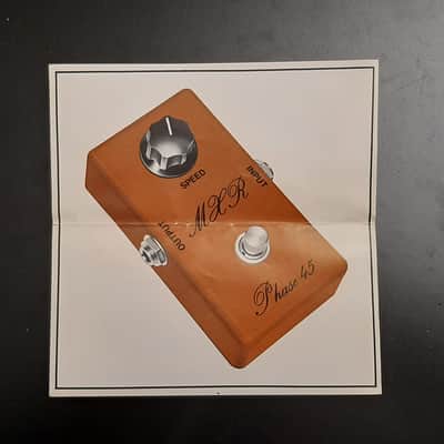 1970s - Boxed with Manual - Vintage MXR MX-105 Script Phase 45 1973 - 1975 - Orange image 14