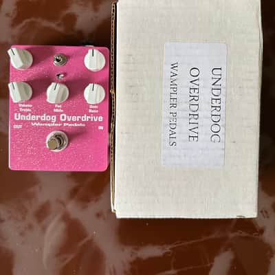 Wampler Underdog Overdrive (Early Custom Edition - Pink Sparkle) Late 2000s - Pink image 4