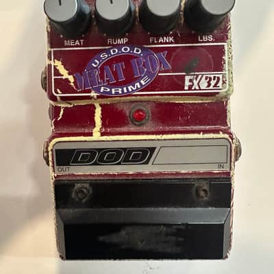 DOD Meatbox Prime FX32 USA Made vintage 90's old Sub Octave BASS effects pedal +box, papers image 6