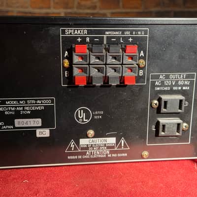Sony STR-AV1000 Audio Visual Receiver w/ Remote image 11