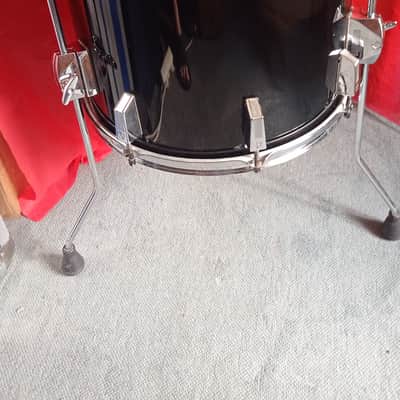 Ultra Rare 1986 Sonor Lite 16"x17"( Depth ) Floor Tom - Black Lacquer - 100% Original - Pristine Condition image 6