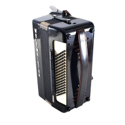 Vintage German Made Top Quality LMMH Accordion Weltmeister Stella - 96 bass, 16 reg./master switch + HardCase & Straps ~ Fisarmonica - VIDEO image 8