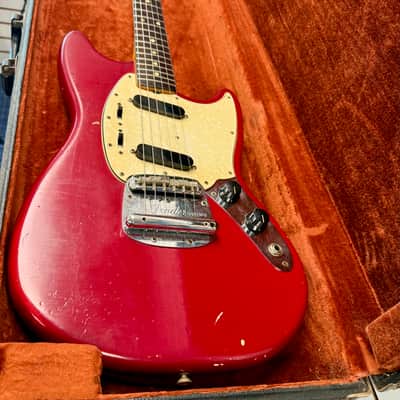 Fender Mustang Electric 1965, Red with Hardshell Case - Pre Owned image 5