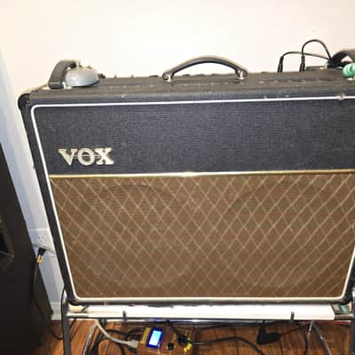 Vox AC30/6 TBX 3-Channel 30-Watt 2x12" Blue Alnico Guitar Combo 1998 - Black with road case image 7