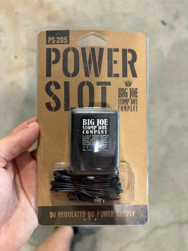 Big Joe Stomp Box Company PS-205 9v 100 mA Power Supply
