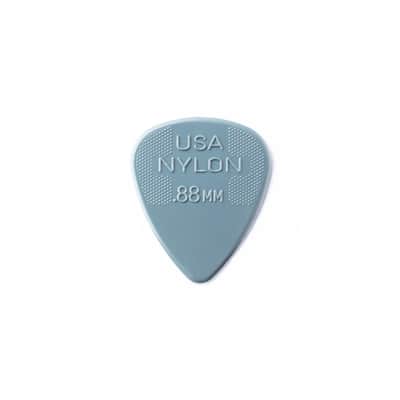 Dunlop JD-44P.88 Nylon Standard Picks 12-Pack 0.88mm (Dark Grey) - Set of Picks image 1