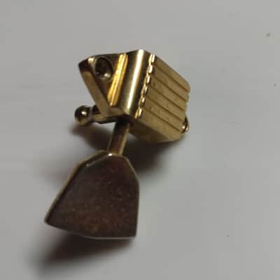 vintage Gibson gold waffleback tuner from a 1973 Les Paul custom image 1