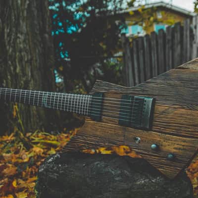 Custom “Dark Moon” 7 string Explorer  (lefty) image 3