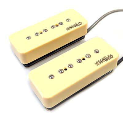 Fuzzy Duck™ Black Series Single Coil Pickups for Stratocasters (Bridge) - White with Logo image 3