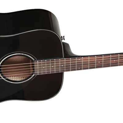 Fender CD-60 Dreadnought V3 DS - Walnut Fingerboard - Black image 11