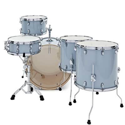 Premier Artist Series 22" 5PC Birch Drum Shell Pack Steel Grey PAB22-5SP2SGL image 2